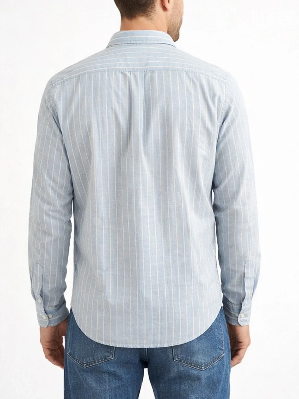 J.Crew Jeans Slim Fit Men’s Striped Button Down Shirt Size Small